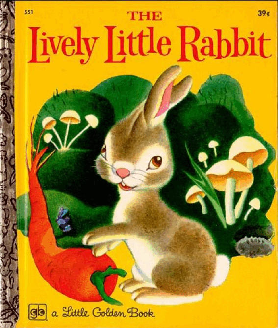 英语绘本A little Golden Books The Lively Little Rabbit.pdf,第1页预览