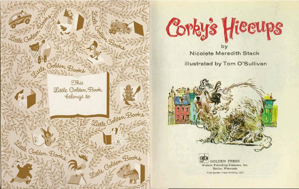 英语绘本A little Golden Books Corky's Hiccups.pdf,第2页预览