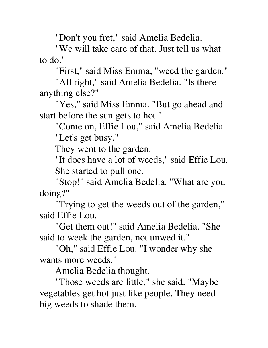 糊涂的女佣系列英文绘本Amelia Bedelia Helps Out - Peggy Parish.pdf,第3页预览