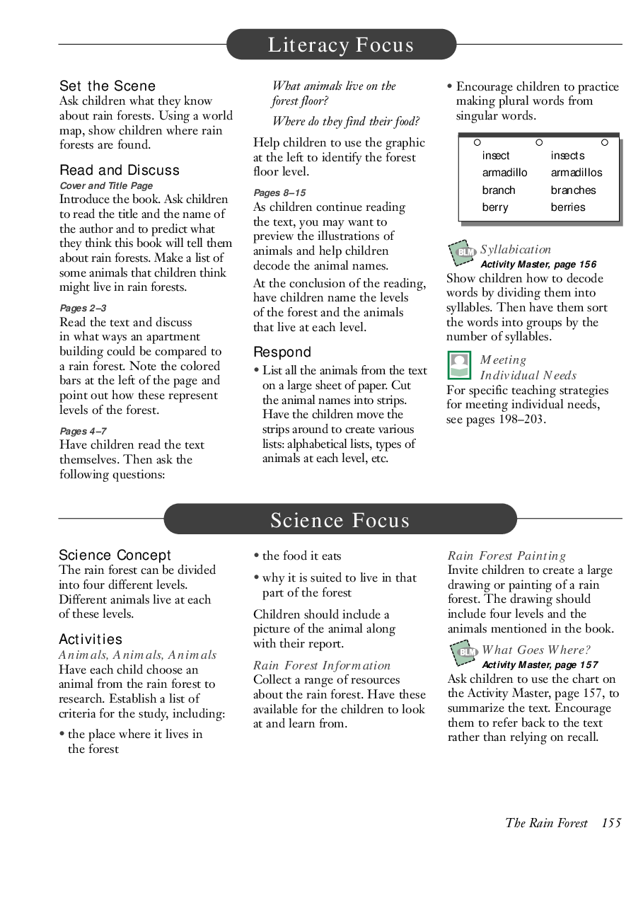 国家地理百科流利级英文绘本Fluent23 the rain forest 教学指导.pdf,第2页预览