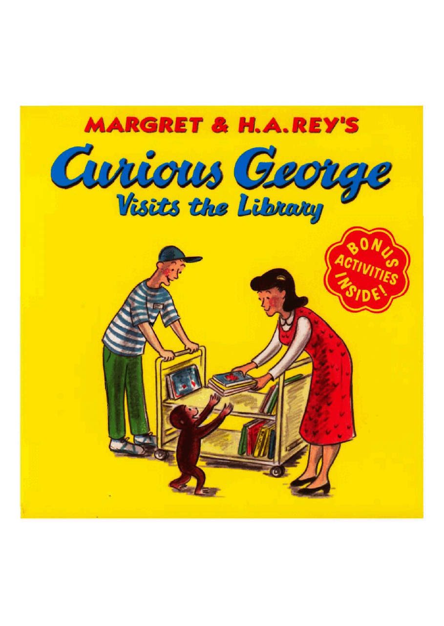 好奇的乔治英文绘本系列Curious George Visits the Library1.pdf,第1页预览