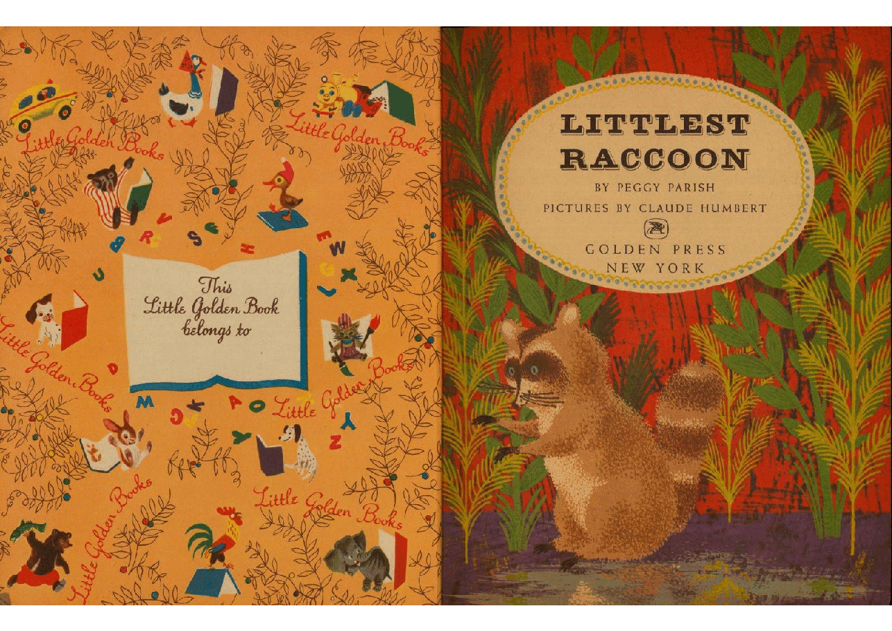 名家精选英语绘本Little Golden Book 0457 - Littlest Raccoon (1961) (goldengems).pdf,第2页预览