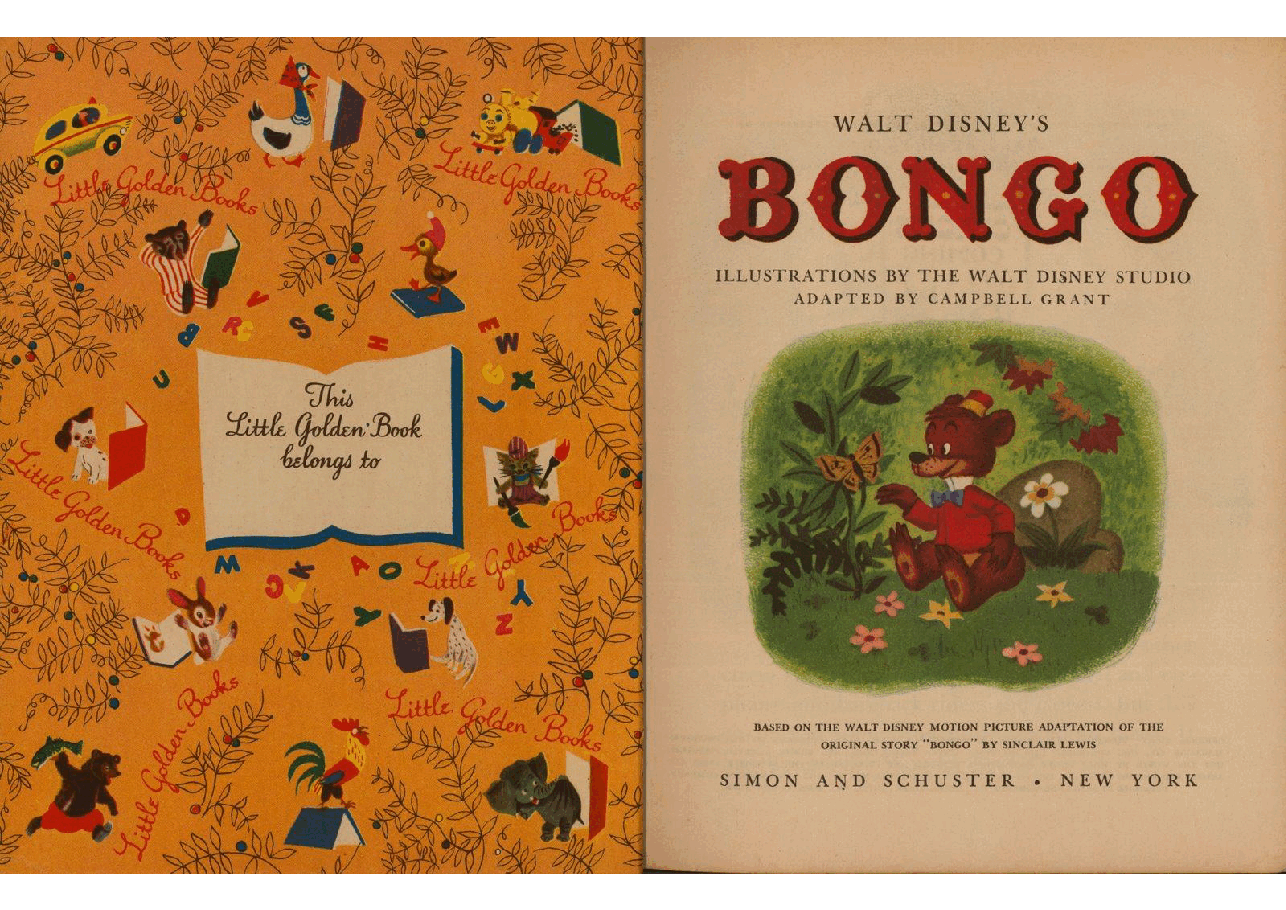 名家精选英语绘本A Little Golden Book D009 - Walt Disney's Bongo (1948) (goldengems).pdf,第2页预览