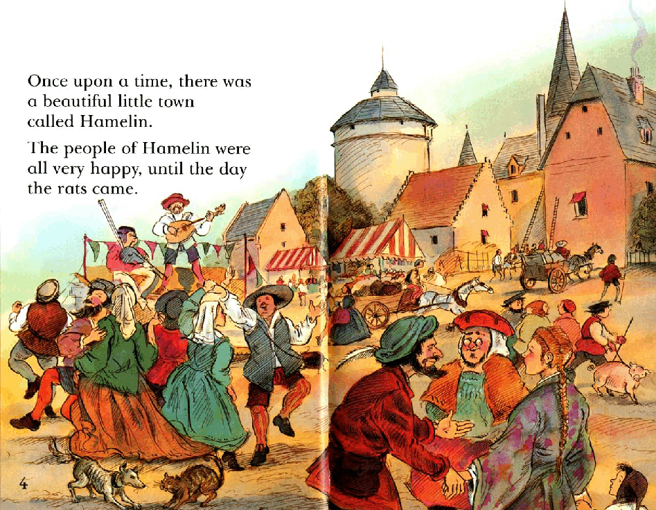 启蒙英语绘本The Pied Piper Of Hamelin.pdf,第4页预览