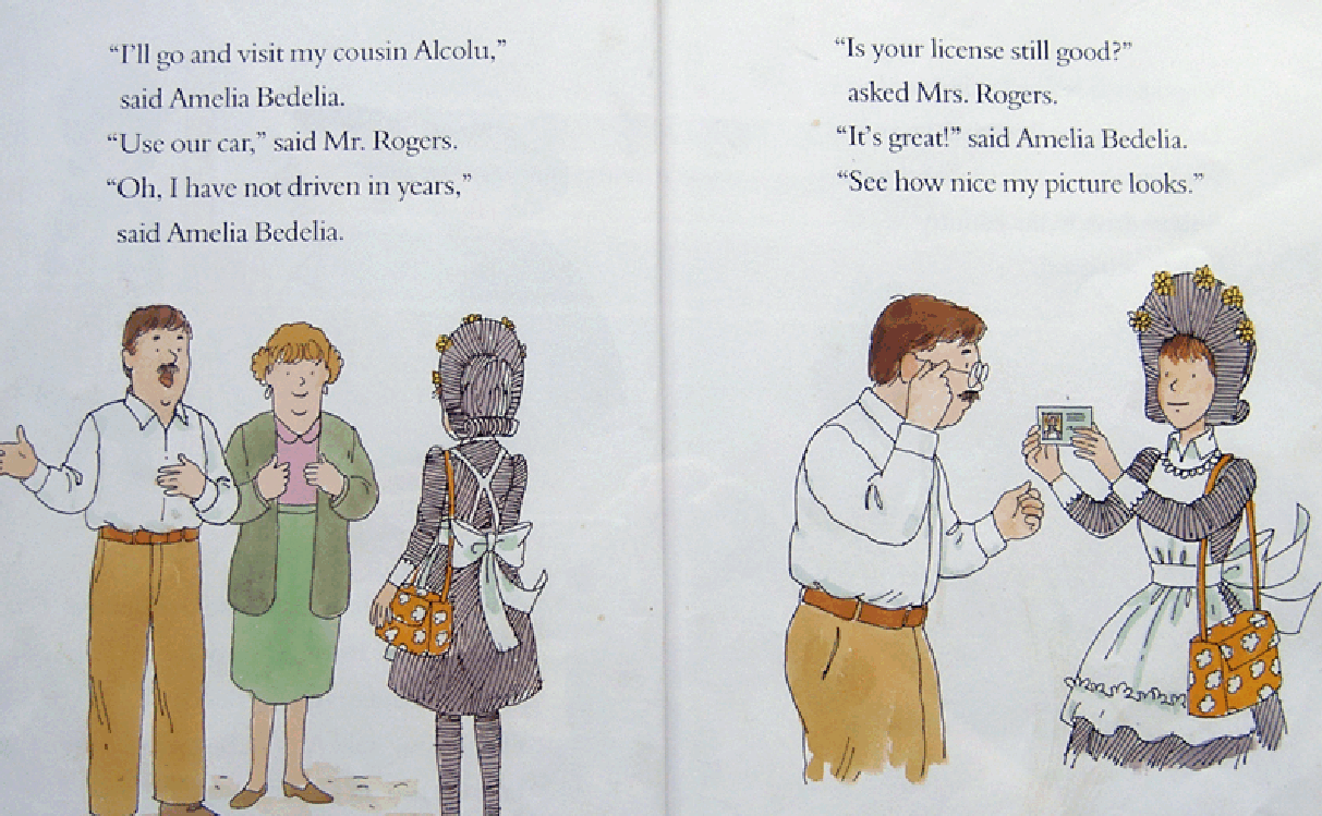糊涂的女佣系列英文绘本Amelia Bedelia Good Driving.pdf，第3页预览