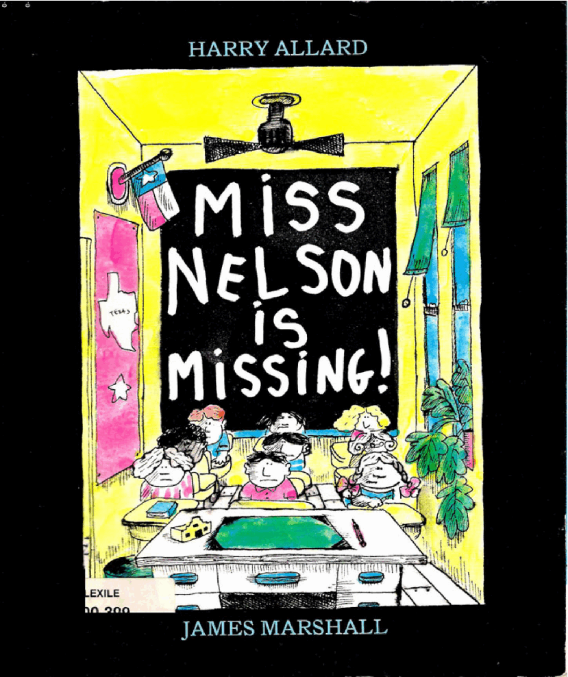 世界TOP50初级启蒙绘本Miss Nelson is Missing!_pdf.pdf,第1页预览