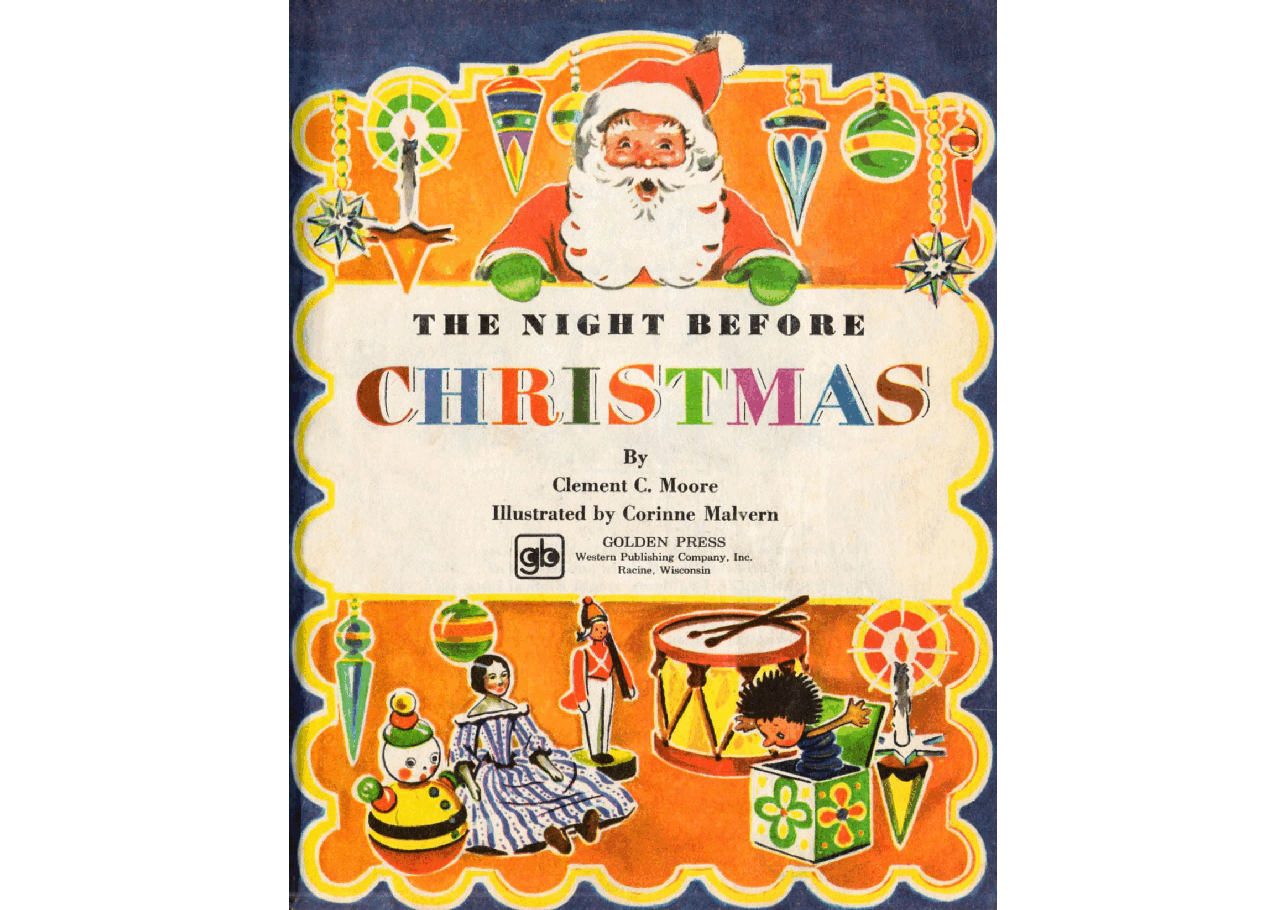 名家精选英语绘本Little Golden Book 0020 - The Night Before Christmas(1973)(Doc).pdf,第3页预览