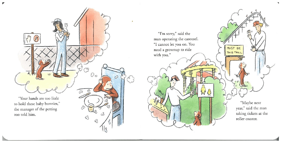 好奇的乔治英文绘本系列Curious George's Dream.pdf,第4页预览