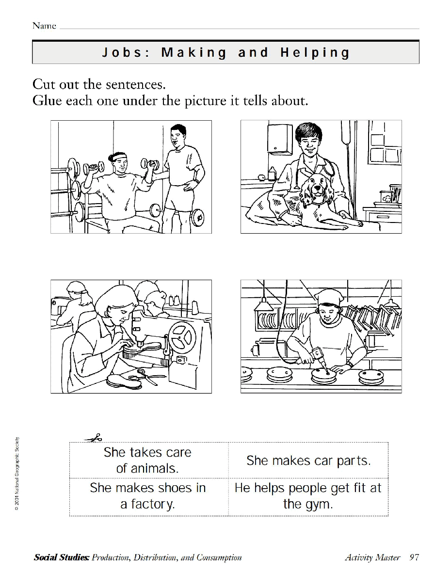 国家地理少儿百科提高级Early07 Jobs Making and Helping 教学指导.pdf,第4页预览