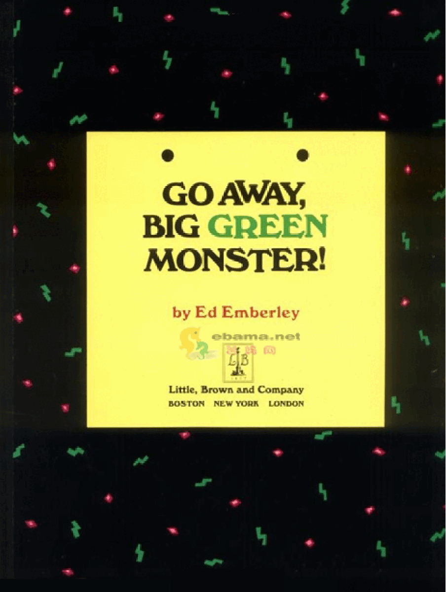 世界TOP50初级启蒙绘本Go Away Big Green Monster.pdf,第3页预览