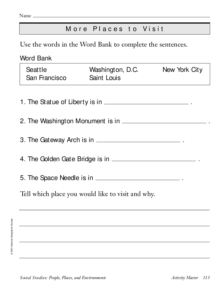 国家地理百科流利级英文绘本Fluent16 more places to visit 教学指导.pdf,第4页预览