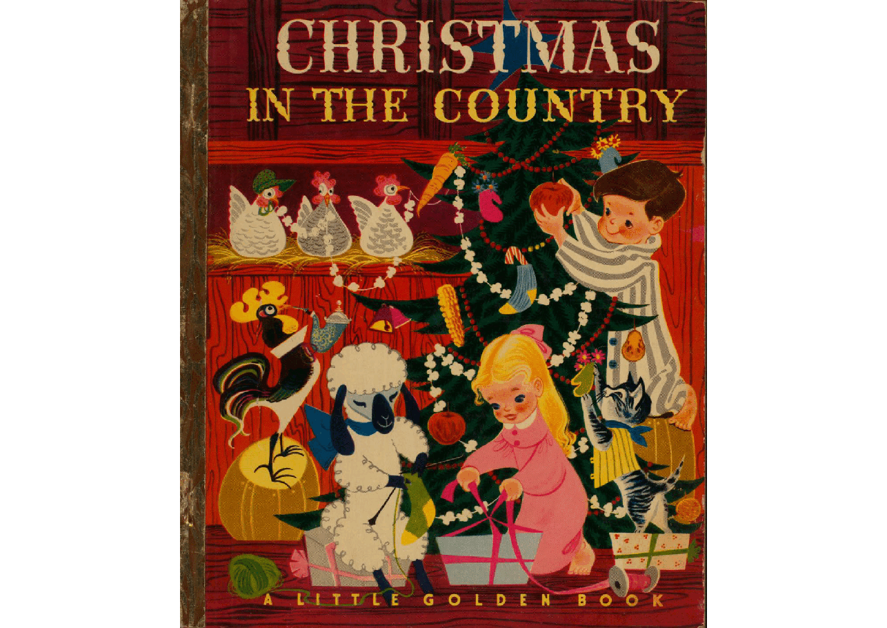 名家精选英语绘本Little Golden Book 0095 - Christmas In The Country (1950) (goldengems).pdf,第1页预览
