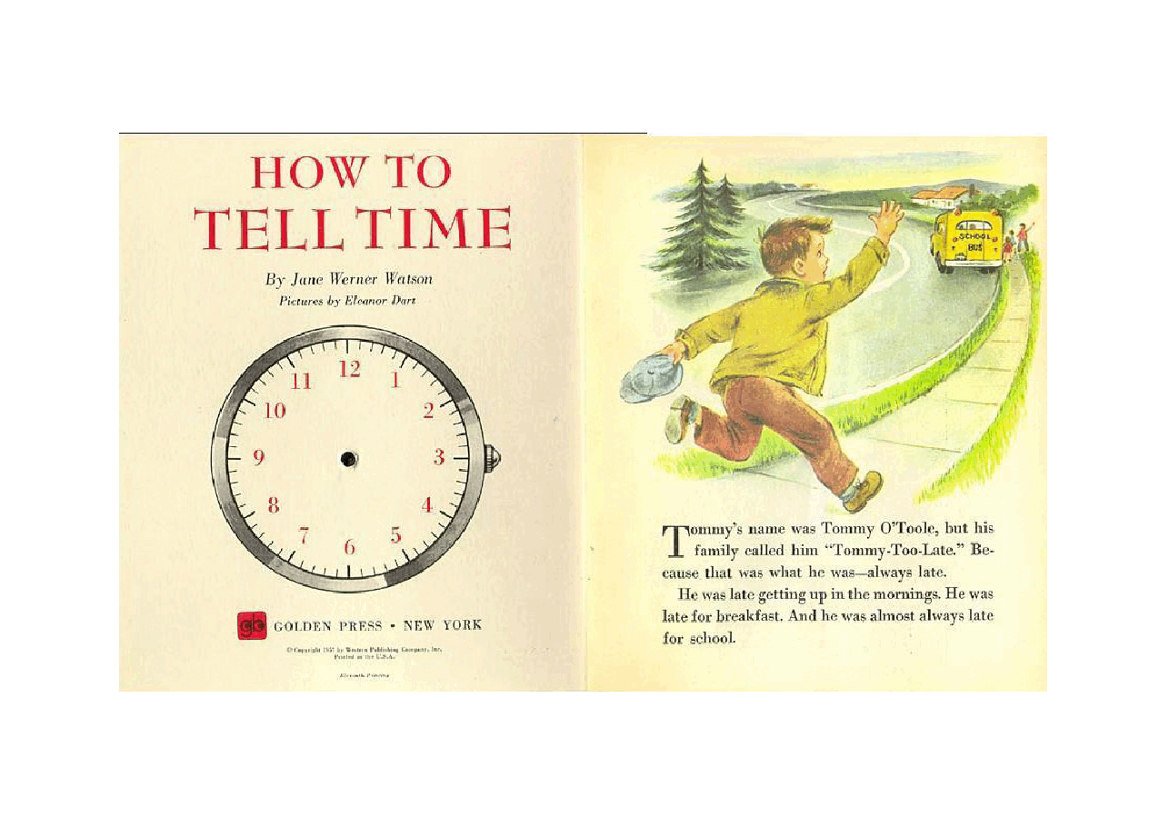 名家精选英语绘本Little Golden Book 0285 How To Tell Time.pdf,第2页预览