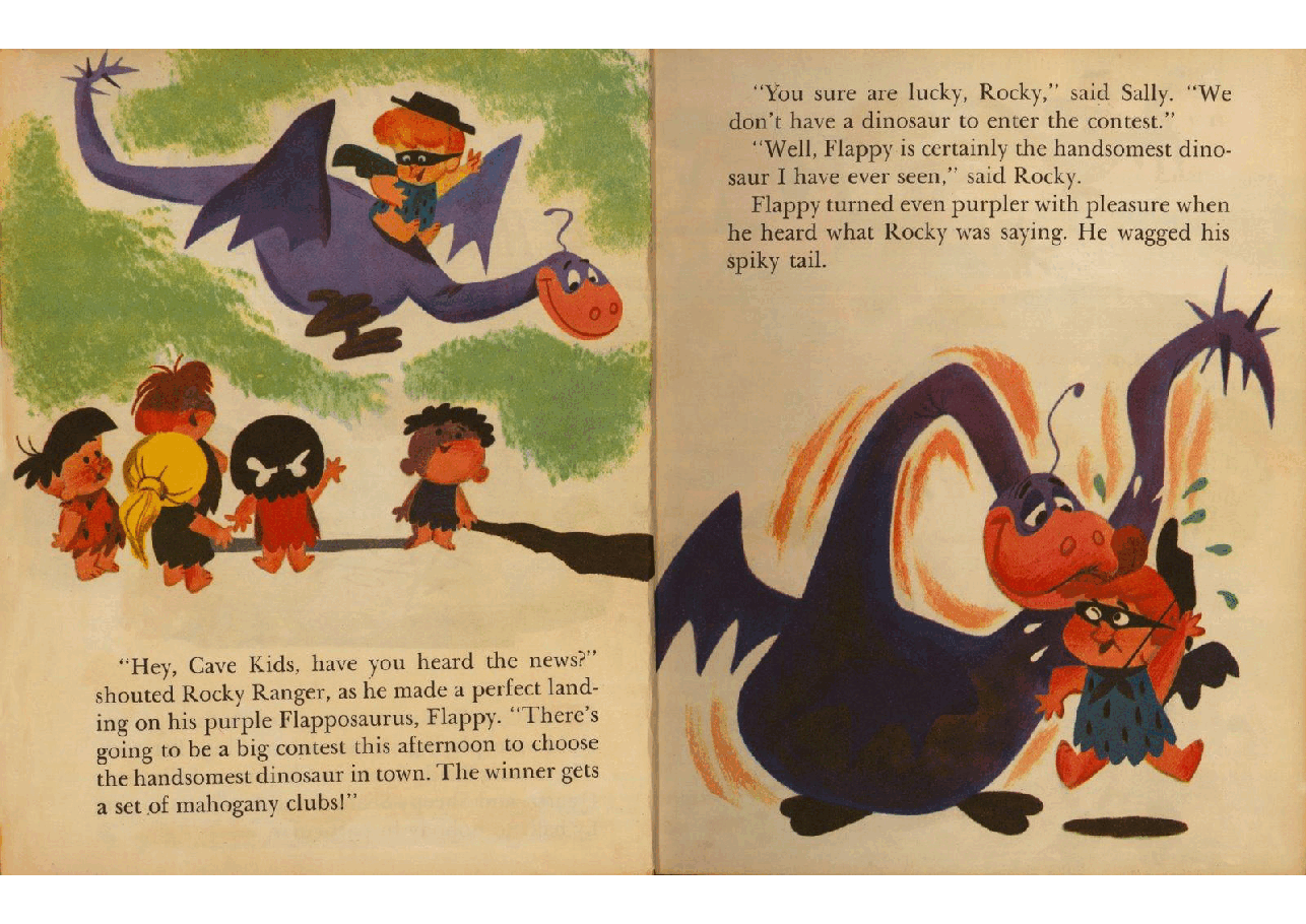 名家精选英语绘本Little Golden Book 0292 - Hanna-Barbera Cave Kids (1974) (Freckled Derelict).pdf,第4页预览