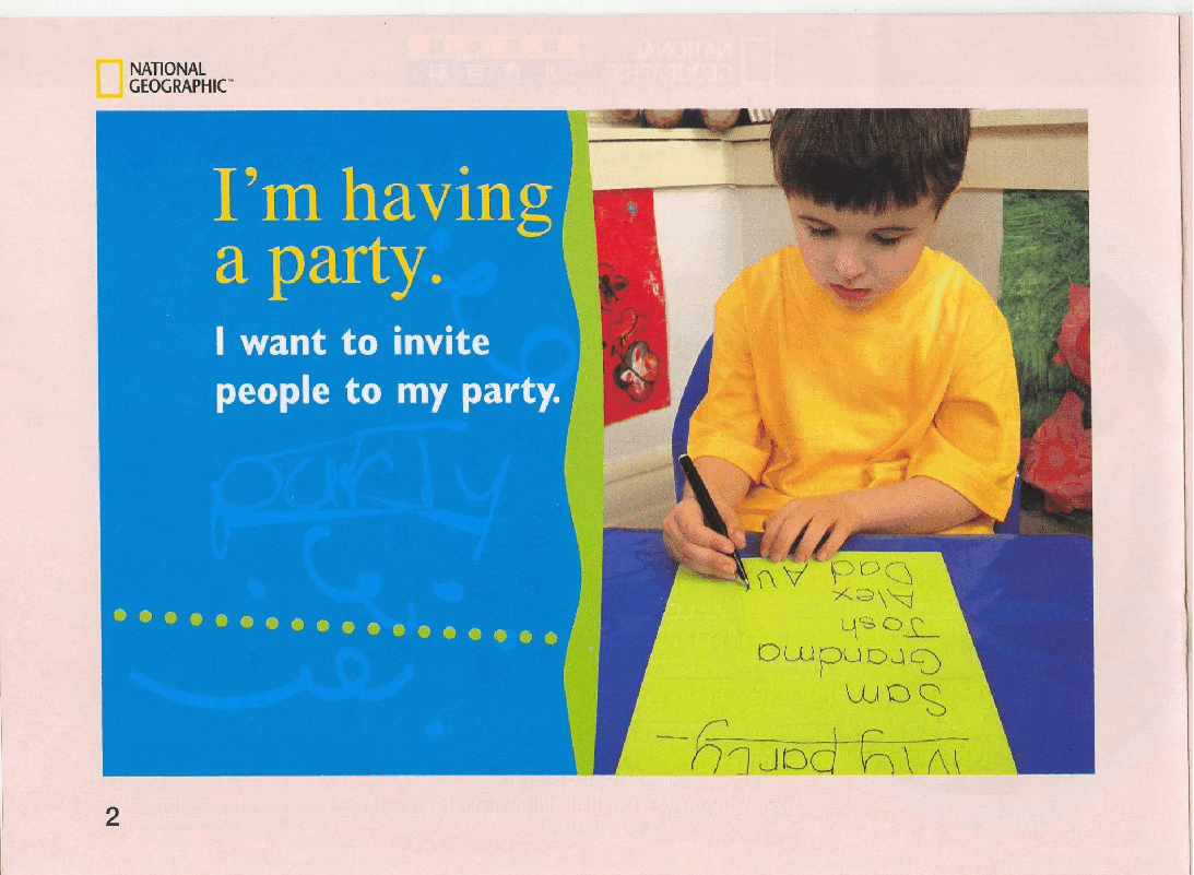 国家地理少儿百科入门级Emergent20 come to my party 课文.pdf，第4页预览