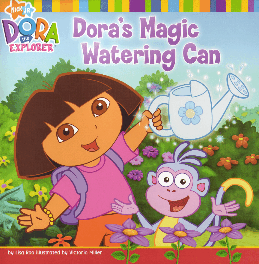 36本爱探险的朵拉英文绘本Dora's Magic Watering Can (2008.Scholastic) (Brainiac).pdf,第1页预览