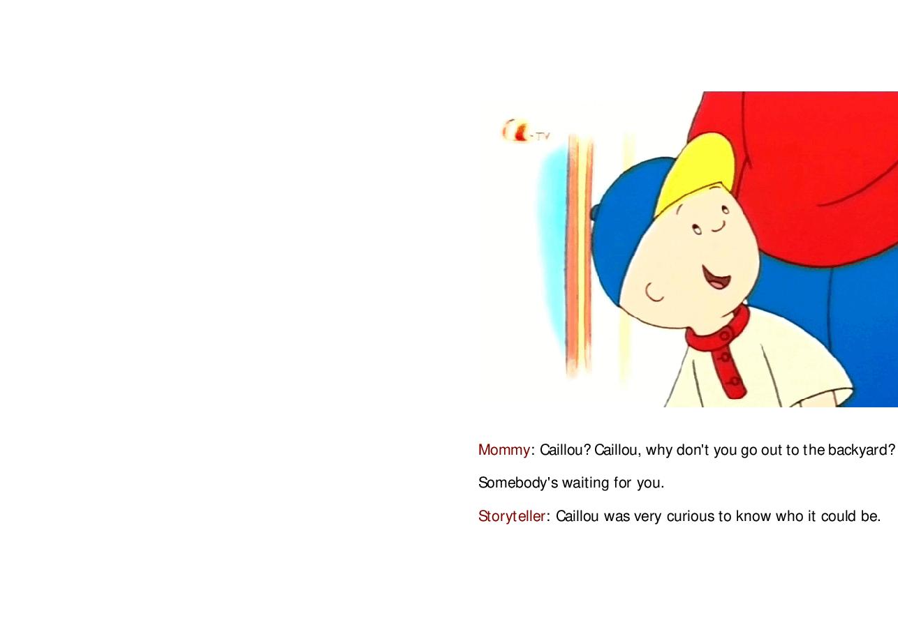 卡由英文绘本Caillou grows carrots.pdf,第3页预览