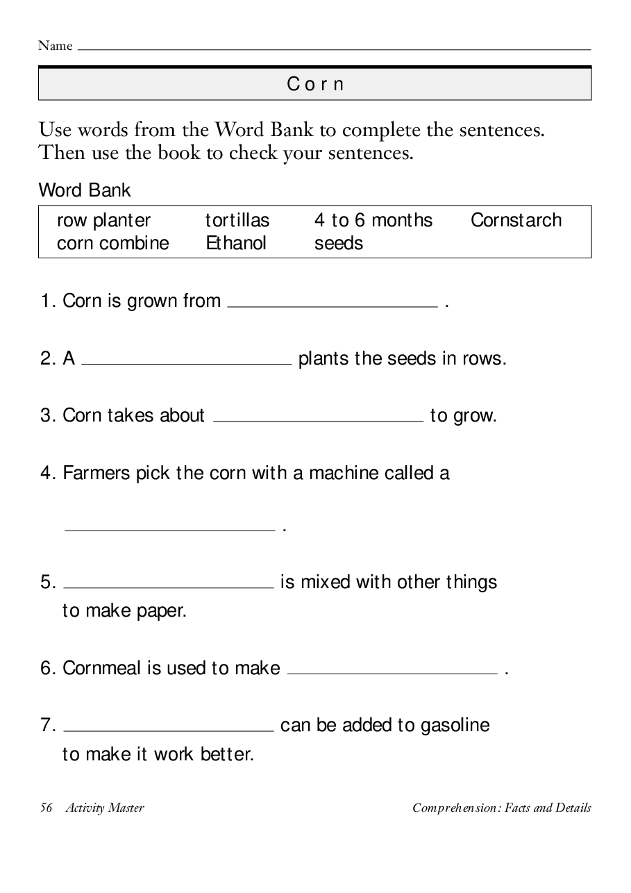 国家地理百科流利级英文绘本Fluent10 corn 教学指导.pdf,第3页预览