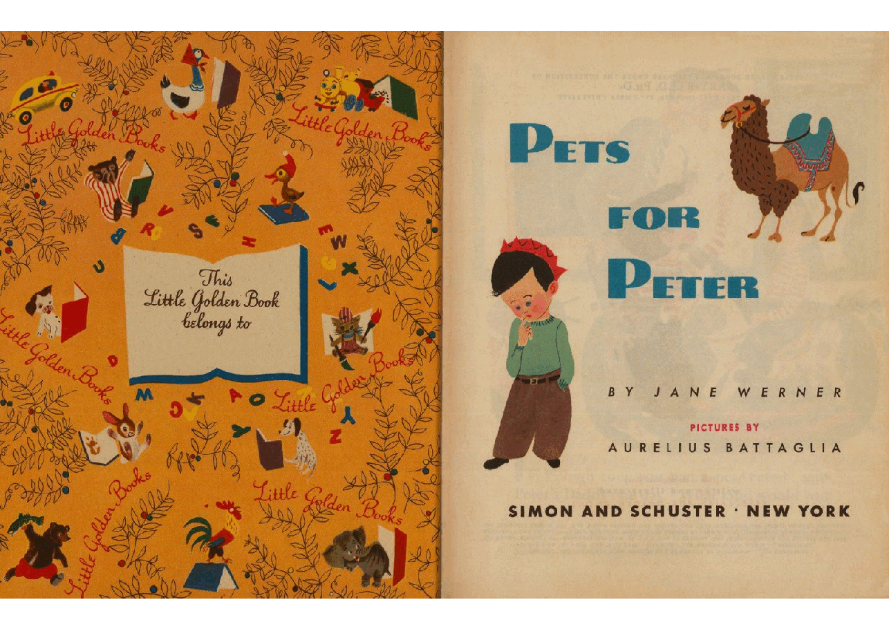 名家精选英语绘本Little Golden Book 0082 - Pets For Peter (1950) (goldengems).pdf,第2页预览