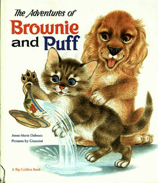 英语绘本A little Golden Books The Adventure of Brownie and Puff.pdf,第1页预览