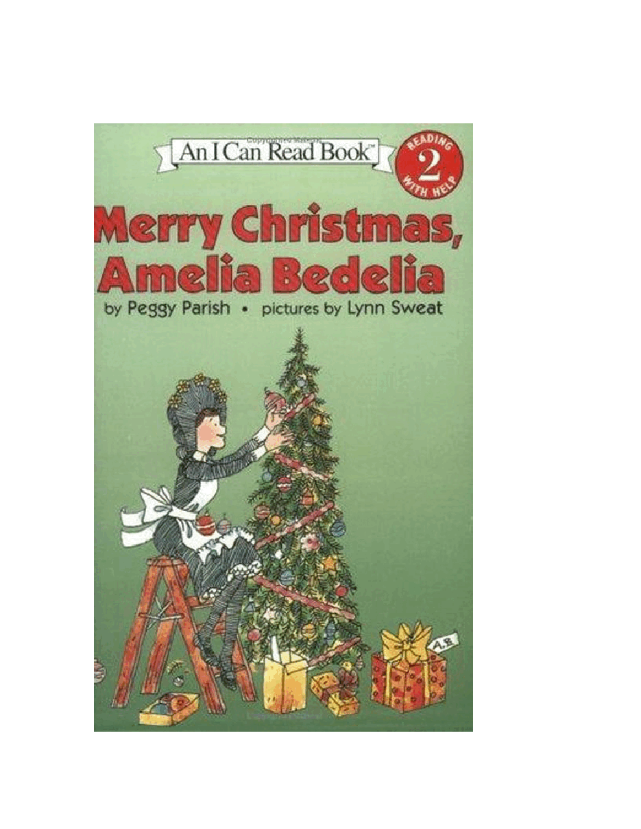 糊涂的女佣系列英文绘本Merry Christmas, Amelia Bedelia - Lynn Sweat.pdf,第1页预览
