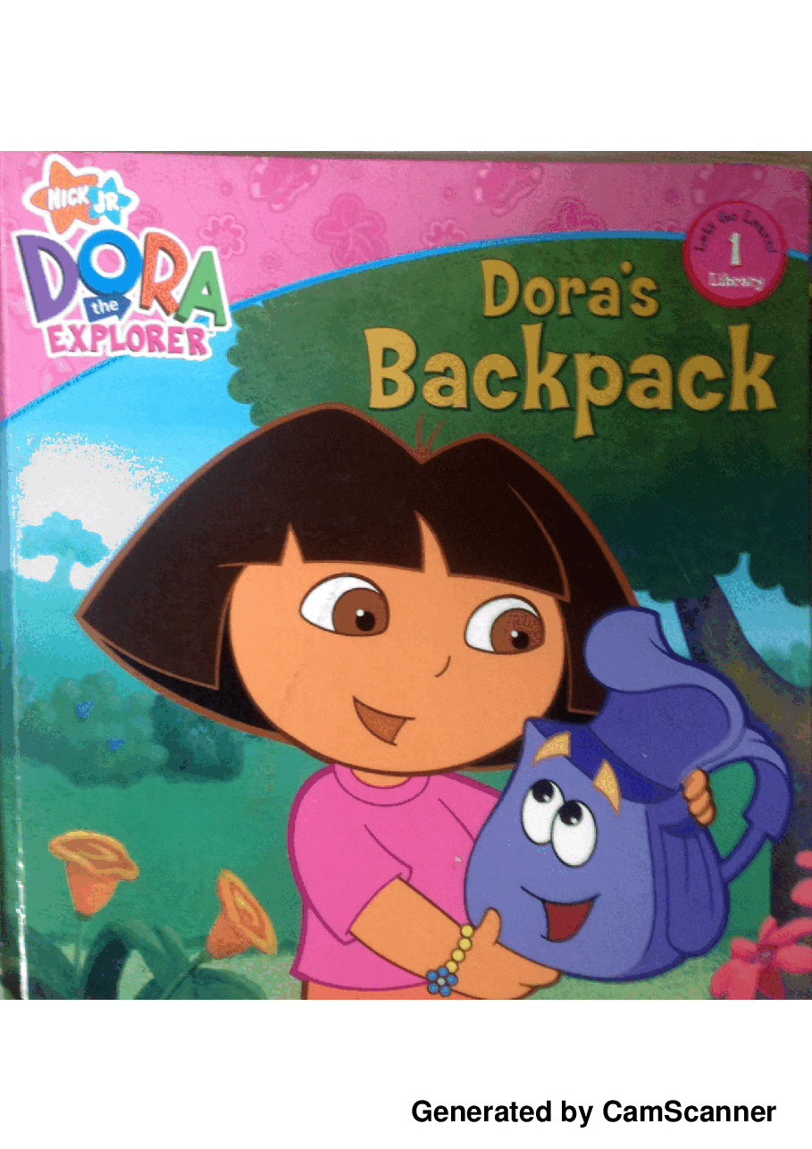 36本爱探险的朵拉英文绘本Dora's Backpack20130913122525649.pdf，第1页预览