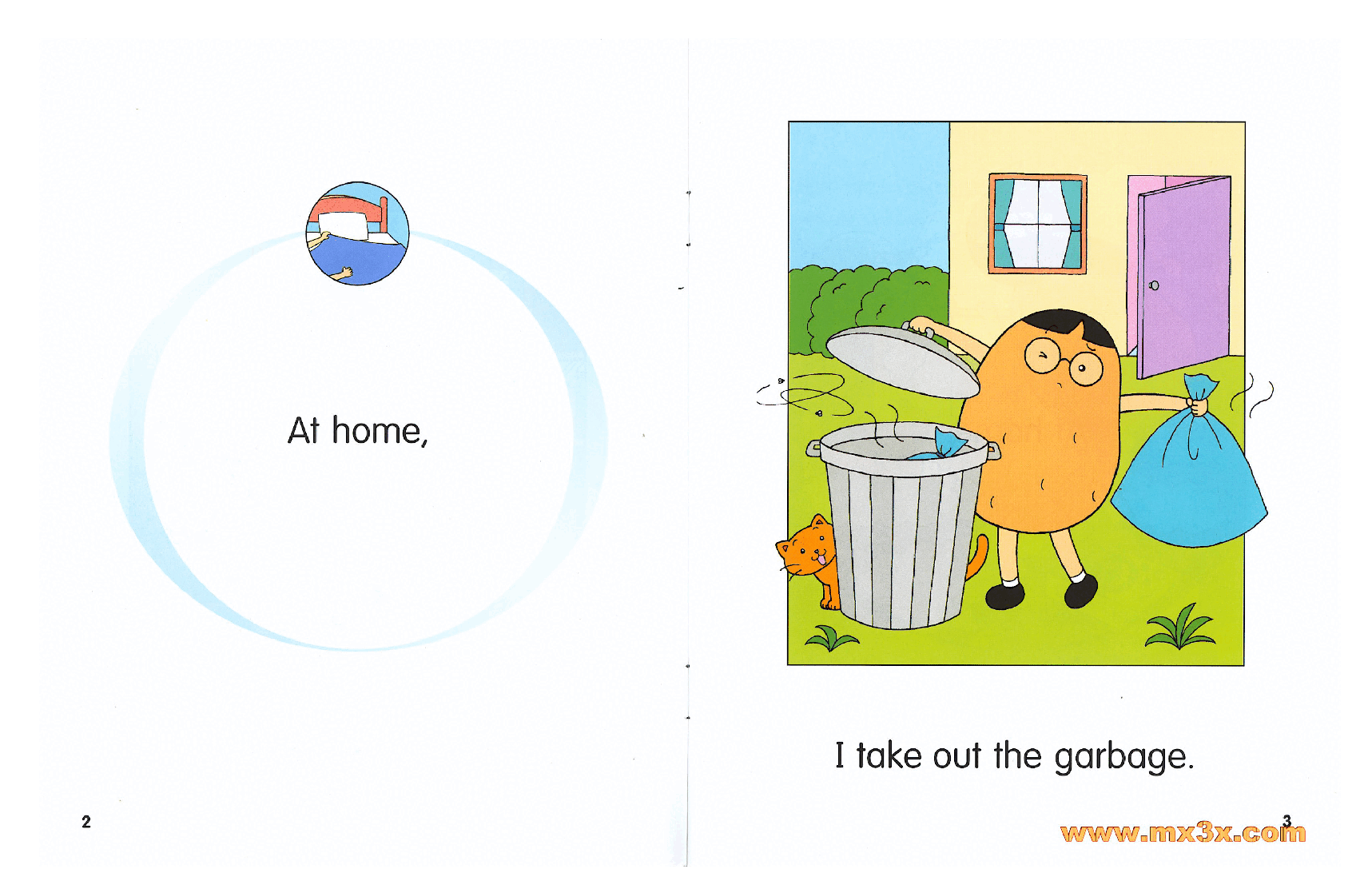 牛津马铃薯小子英文绘本Potato Pals 1D-at home.pdf,第3页预览