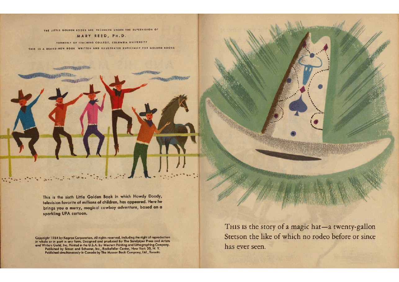 名家精选英语绘本Little Golden Book 0184 - Howdy Doody and his Magic Hat (1954) (goldengems).pdf,第3页预览
