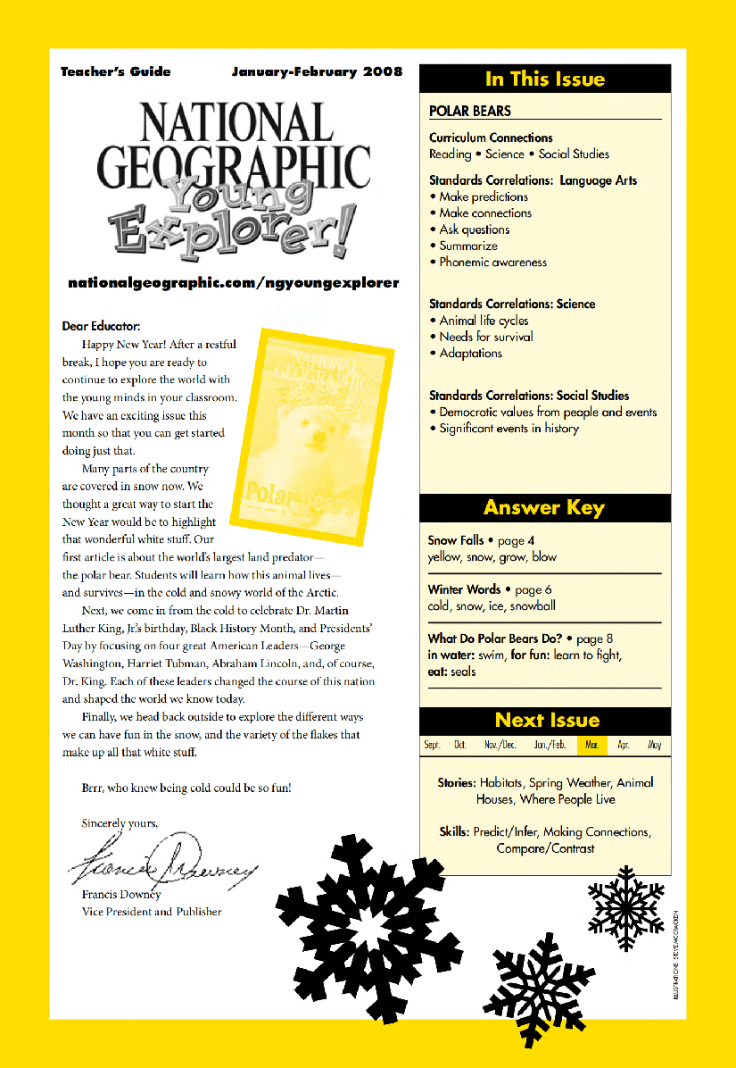 美国国家地理幼儿版January_Young_Exp_teachers_guide.pdf,第1页预览