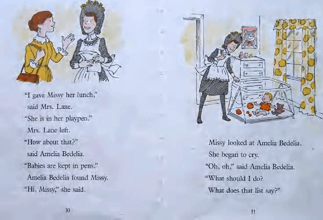 糊涂的女佣系列英文绘本Amelia Bedelia and the Baby.pdf,第4页预览