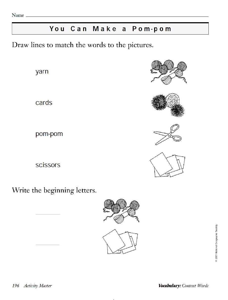 国家地理少儿百科入门级Emergent21 You Can Make a Pom-pom 教学指导.pdf,第3页预览