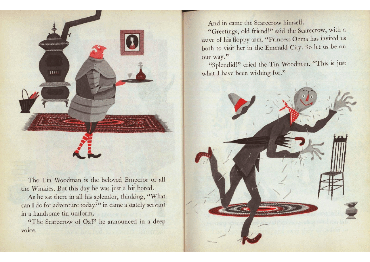 名家精选英语绘本Little Golden Book 0159 - The Tin Woodman of Oz (1952) (Freckled Derelict).pdf,第4页预览