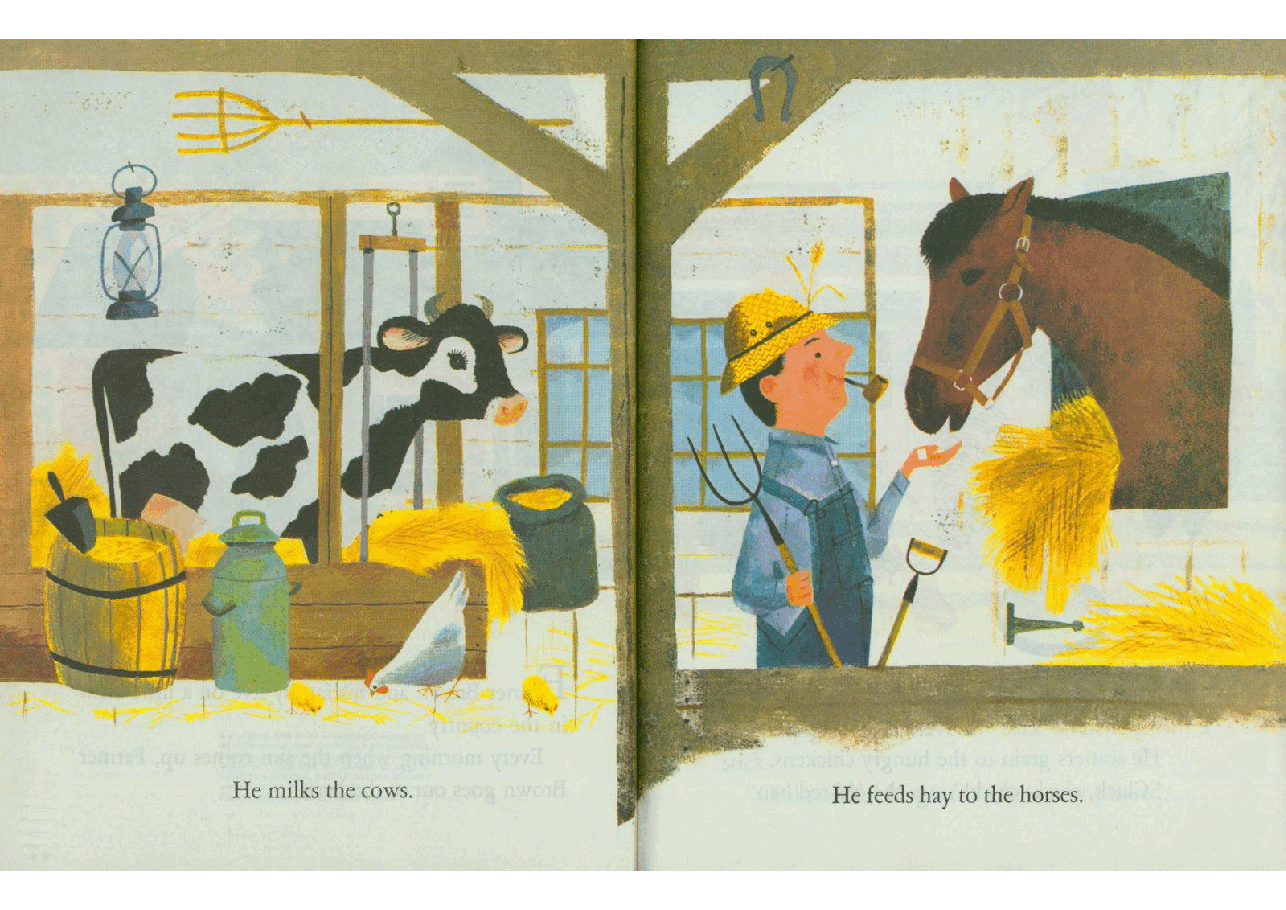 名家精选英语绘本A Little Golden Book NN - A Day on the Farm (1960) (goldengems).pdf,第4页预览