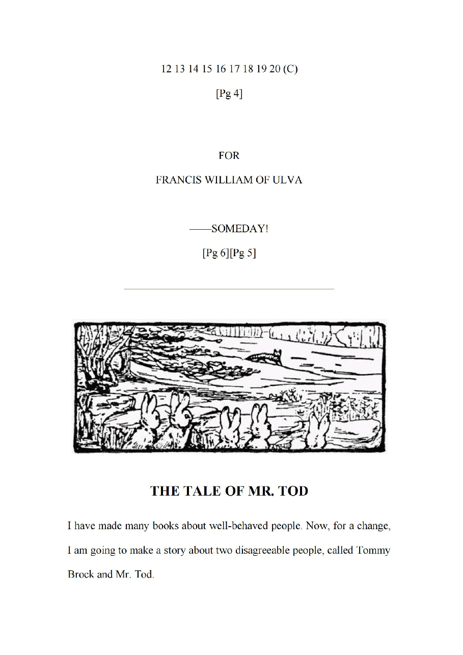 彼得兔系列英语绘本The Tale of Mr. Tod.pdf,第4页预览