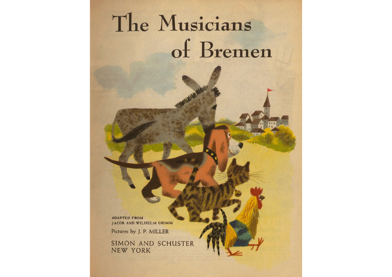 名家精选英语绘本Little Golden Book 0189 - The Musicians of Bremen (1954) (goldengems).pdf,第2页预览