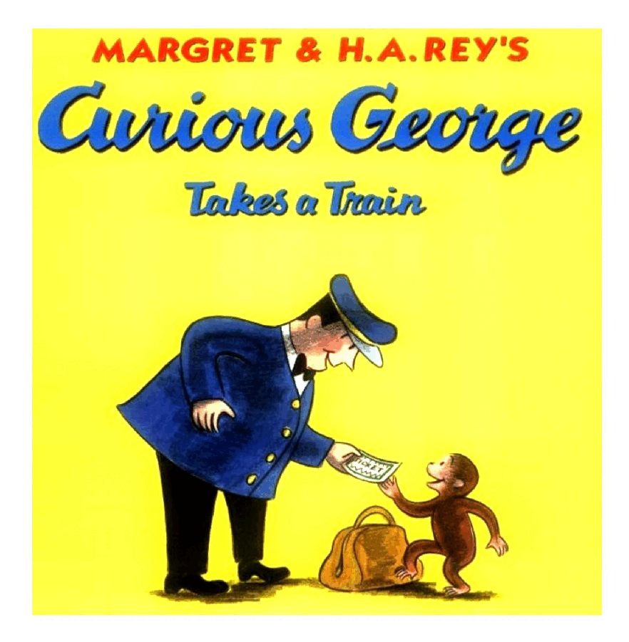 好奇的乔治英文绘本系列Curious George Takes a Train原版.pdf,第1页预览