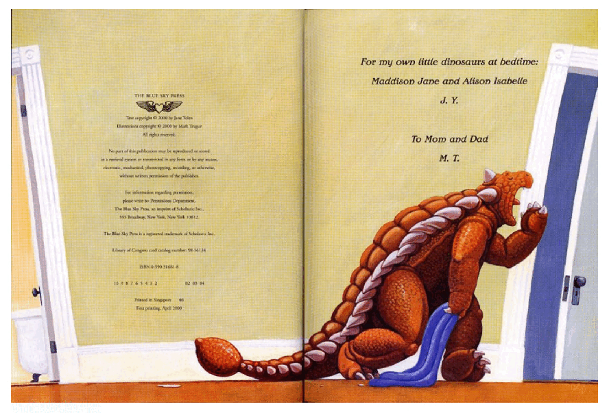 世界TOP50初级启蒙绘本How Do Dinosaurs Say Good Night.pdf，第4页预览