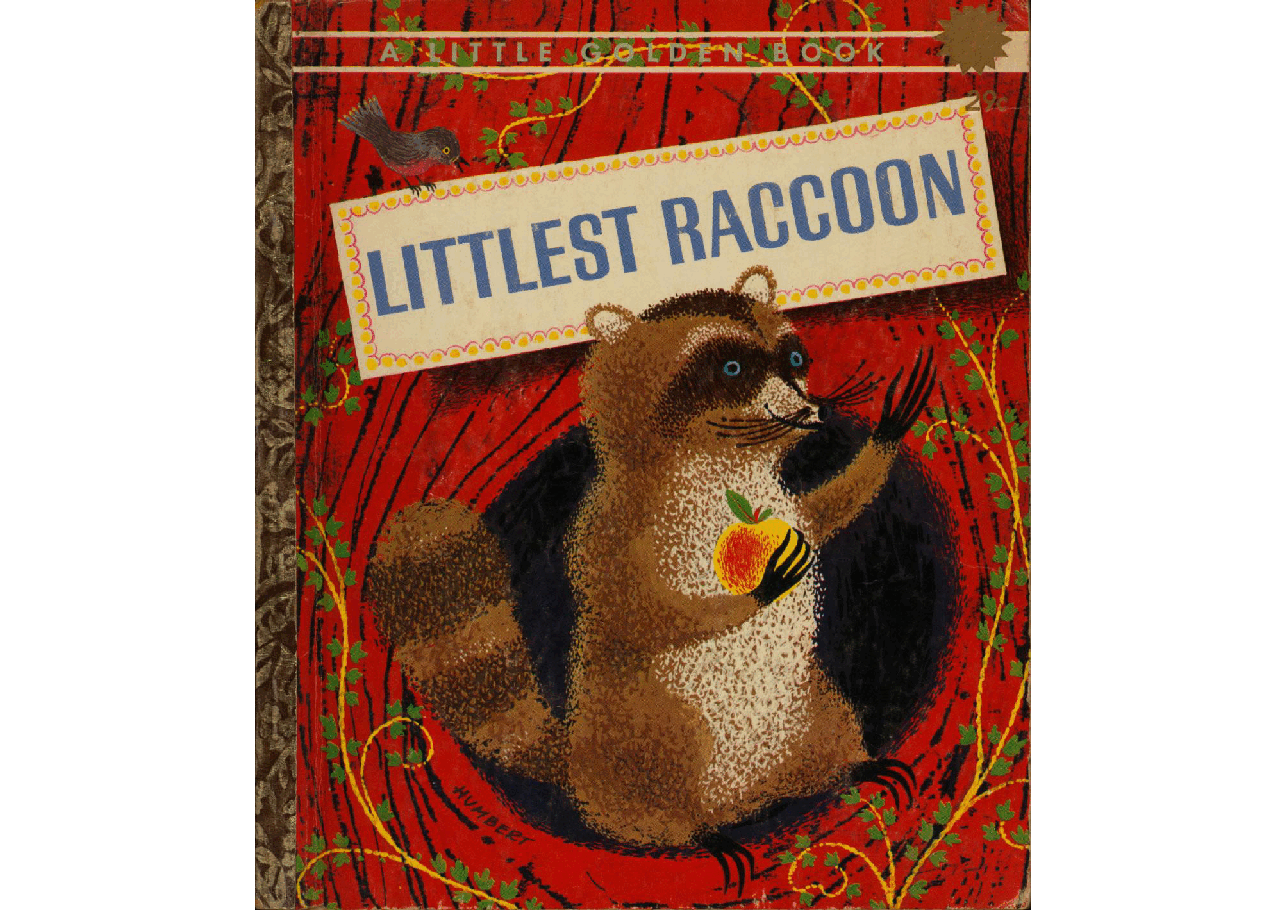 名家精选英语绘本Little Golden Book 0457 - Littlest Raccoon (1961) (goldengems).pdf,第1页预览