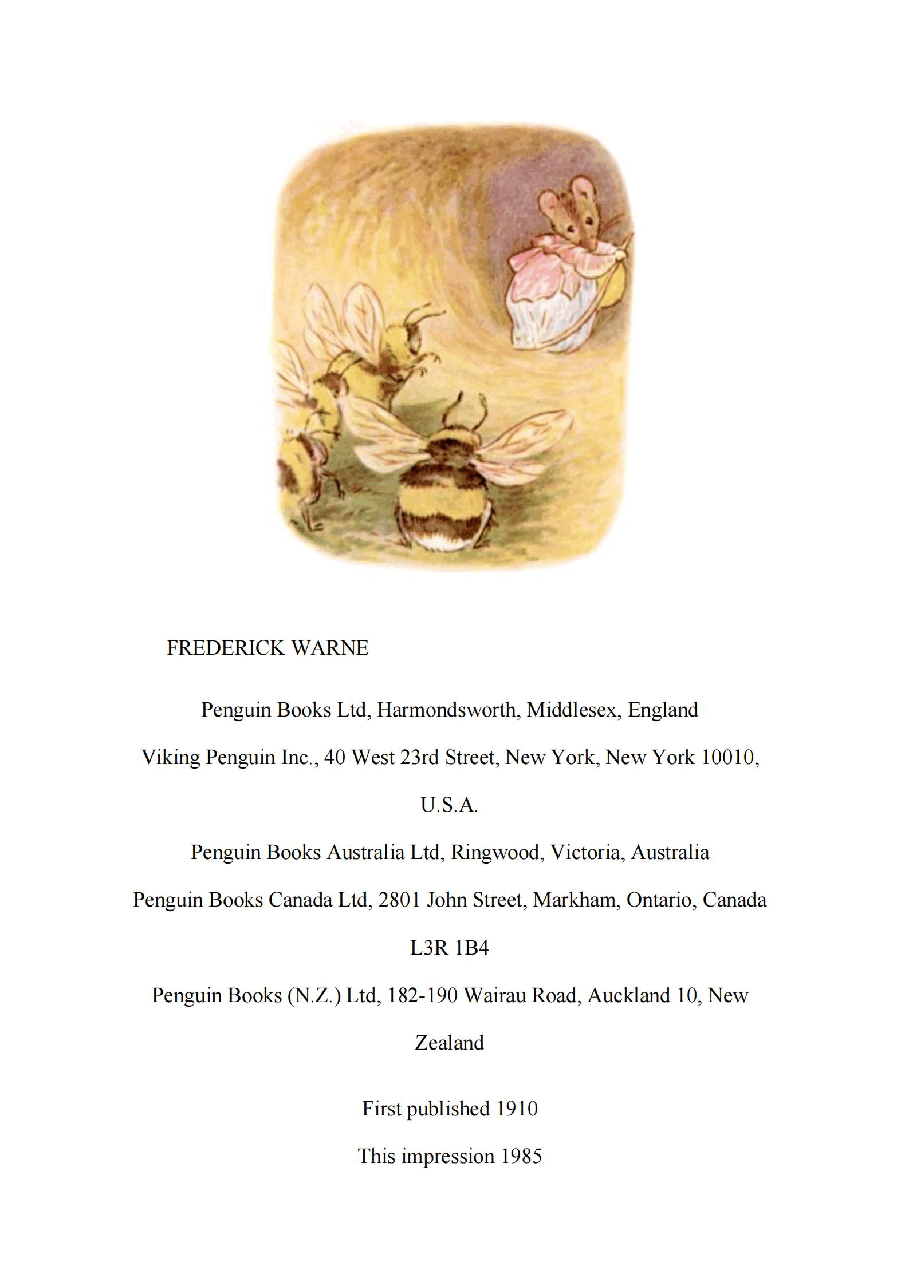 彼得兔系列英语绘本THE TALE OF MRS. TITTLEMOUSE.pdf，第2页预览