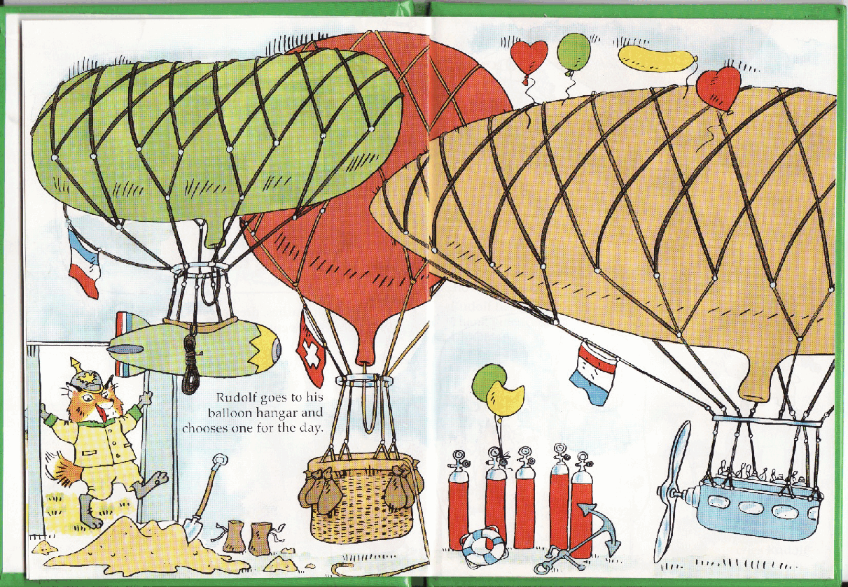 理查德斯凯瑞忙忙碌碌镇系列绘本16册[Richard Scarry]Rudolf Von Flugels Busy Day.pdf，第4页预览