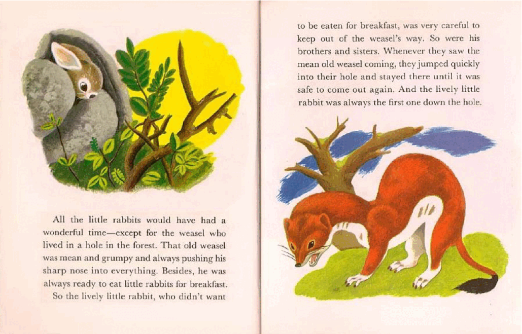 英语绘本A little Golden Books The Lively Little Rabbit.pdf,第4页预览