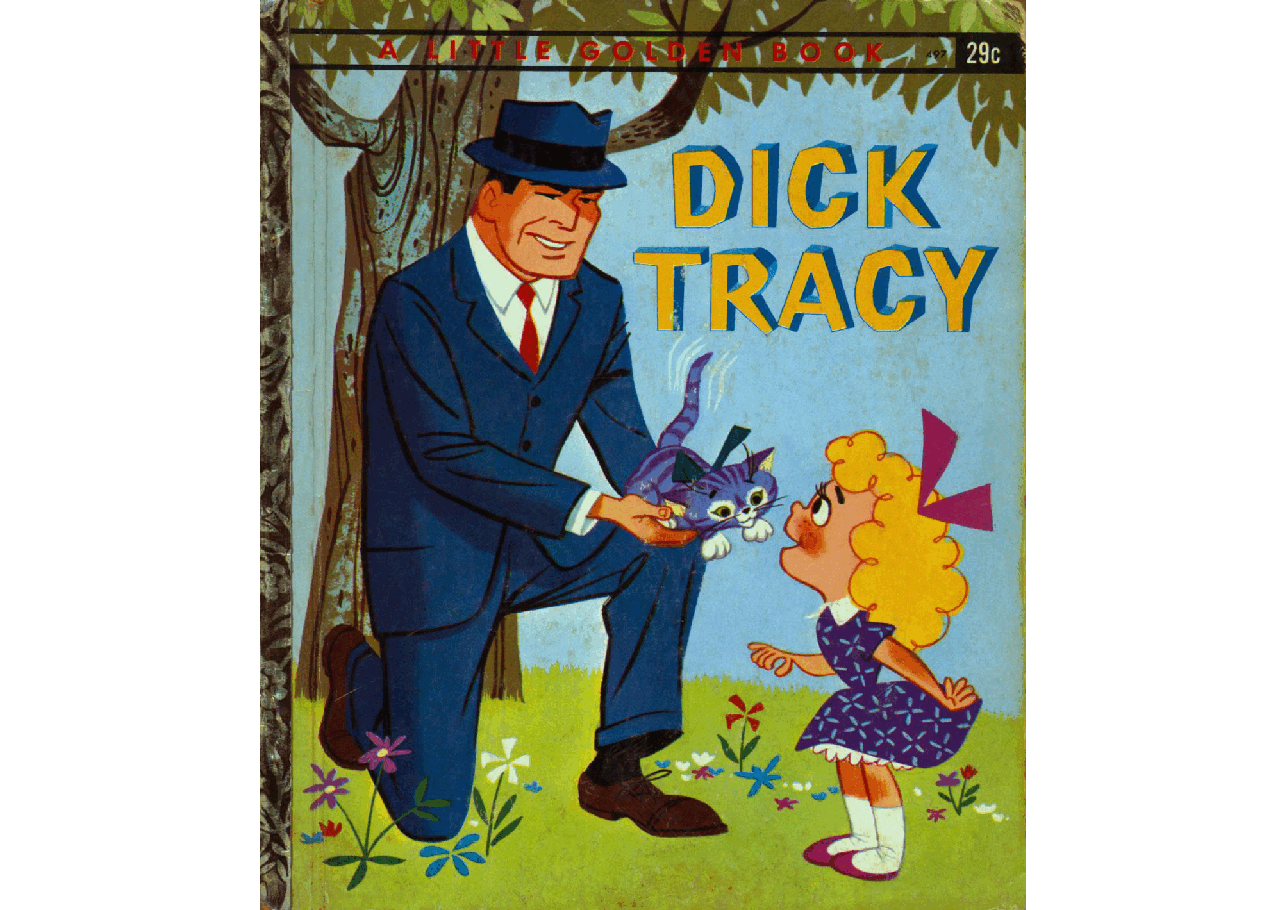 名家精选英语绘本Little Golden Book 0497 - Dick Tracy (1962) (Freckled Derelict).pdf,第1页预览