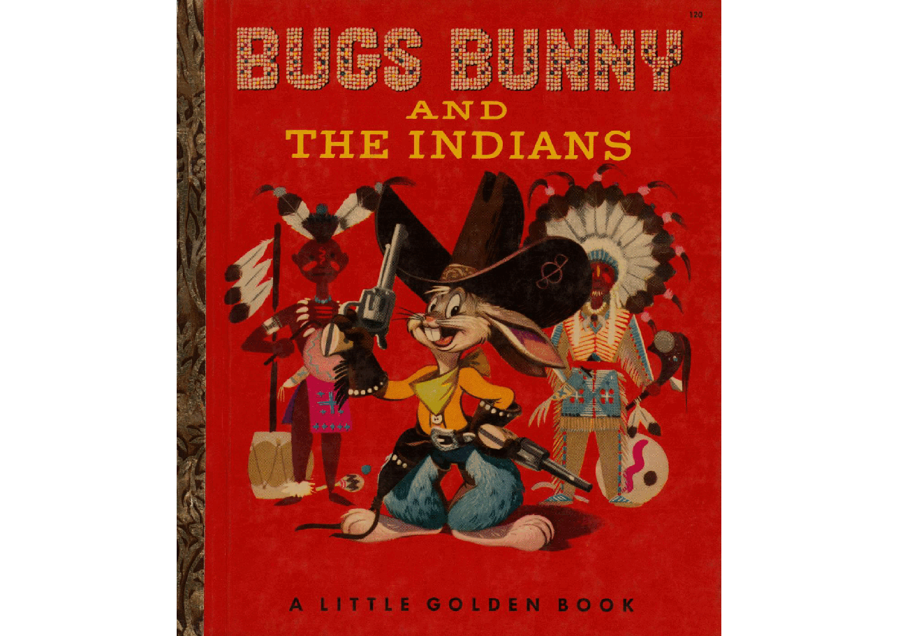 名家精选英语绘本Little Golden Book 0120 - Bugs Bunny and The Indians (1951) (goldengems).pdf,第1页预览