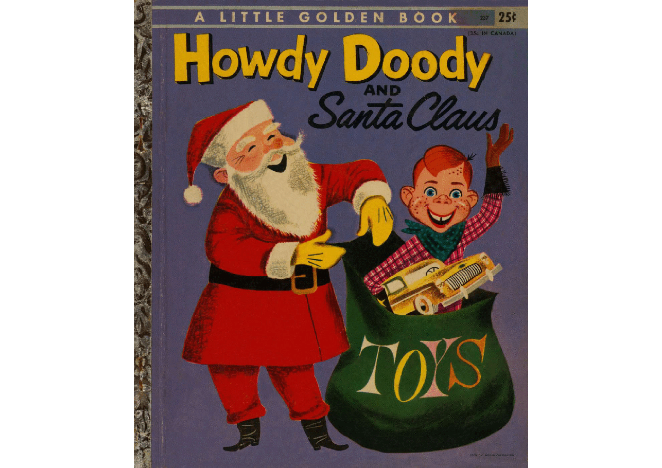 名家精选英语绘本Little Golden Book 0237 - Howdy Doody and Santa Claus (1955) (goldengems).pdf,第1页预览