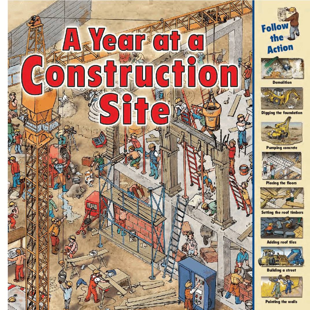 时间的流转英语绘本A Year at a Construction Site.pdf,第1页预览