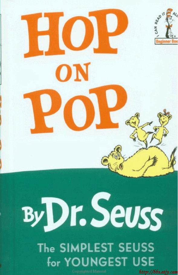 世界TOP50初级启蒙绘本Hop on Pop.pdf,第1页预览