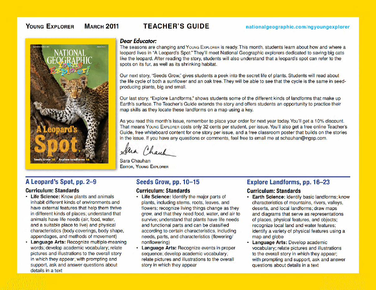 美国国家地理幼儿版teacher-guide-march_11.pdf,第1页预览