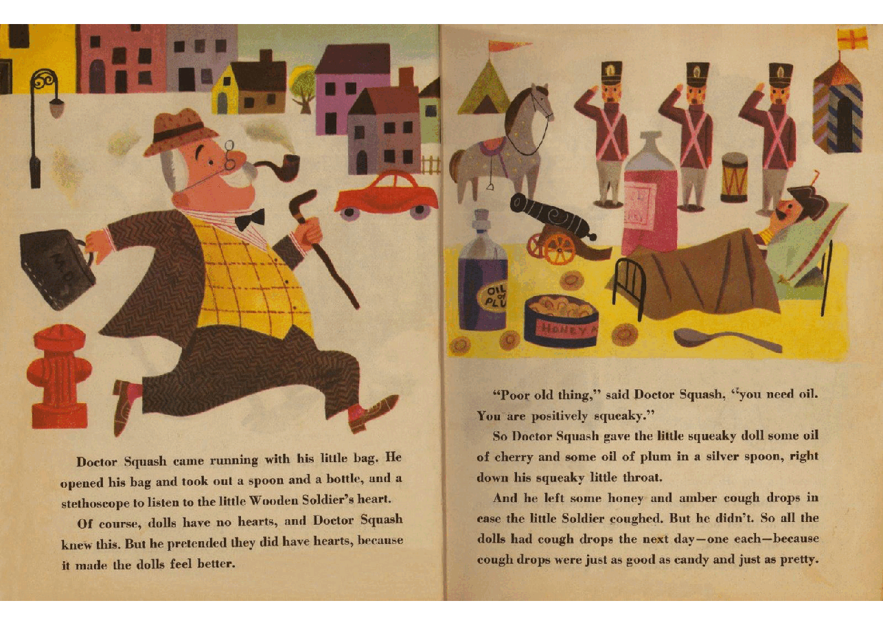名家精选英语绘本Little Golden Book 0157 - Doctor Squash The Doll Doctor (1952) (goldengems)(1).pdf,第4页预览