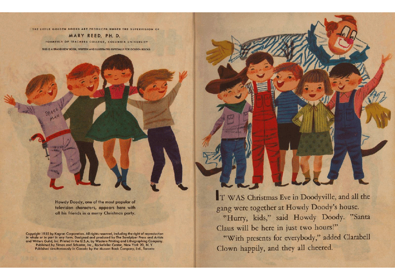 名家精选英语绘本Little Golden Book 0237 - Howdy Doody and Santa Claus (1955) (goldengems).pdf,第3页预览