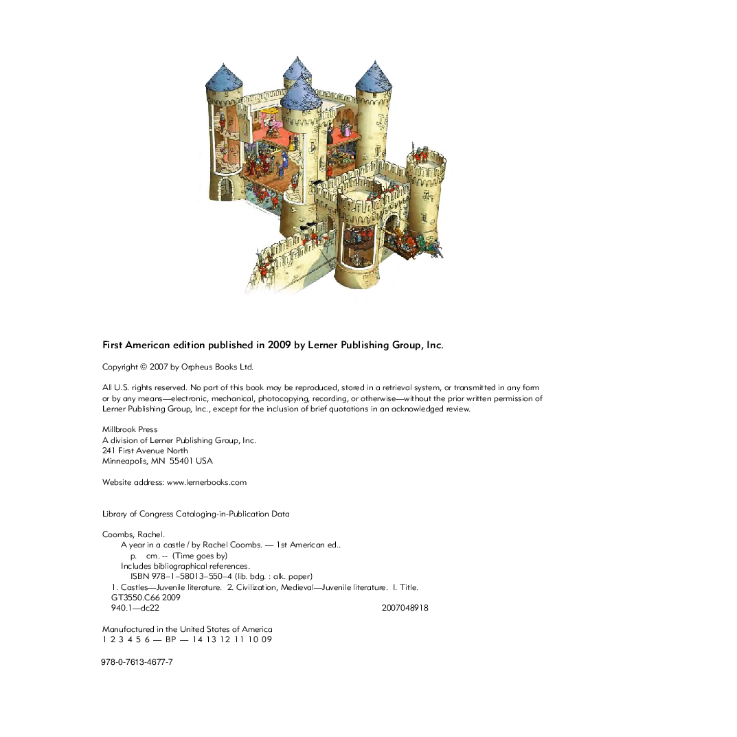 时间的流转英语绘本A Year in a Castle.pdf,第4页预览
